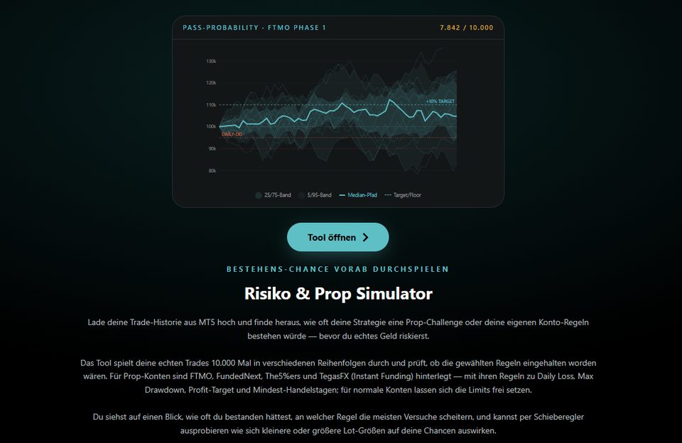 Risk and prop simulator